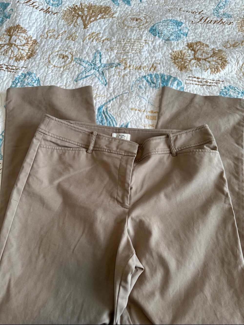 LOFT Women’s Chino Pants in Light Tan